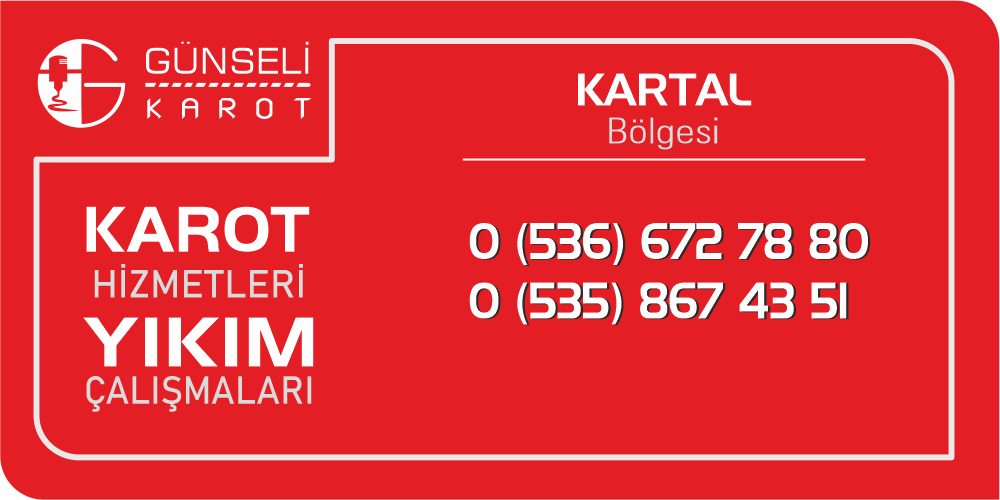 Kartal Karot Hizmeti Karot İle Beton Delme ve Kesme İşleri