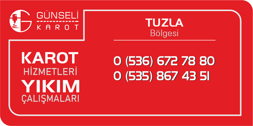 Tuzla Karot Hizmeti Karot İle Beton Delme ve Kesme İşleri